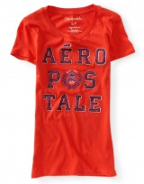 Dámské triko Aero Laurel Logo - Oranžová